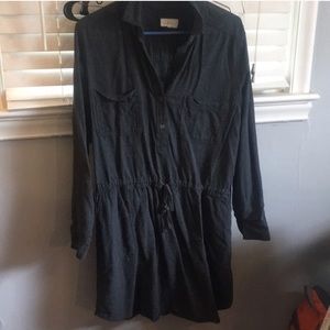 Dark Grey Lou and Grey Dress with Pockets